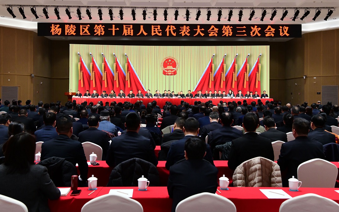 杨陵区第十届人民代表大会第三次会议开幕