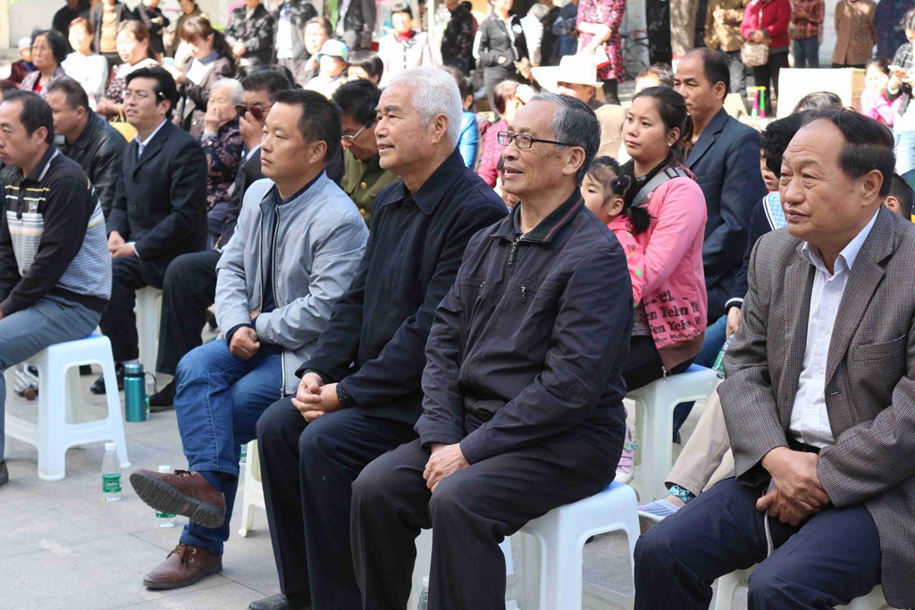 示范区慈协万为瑞会长观看文艺节目