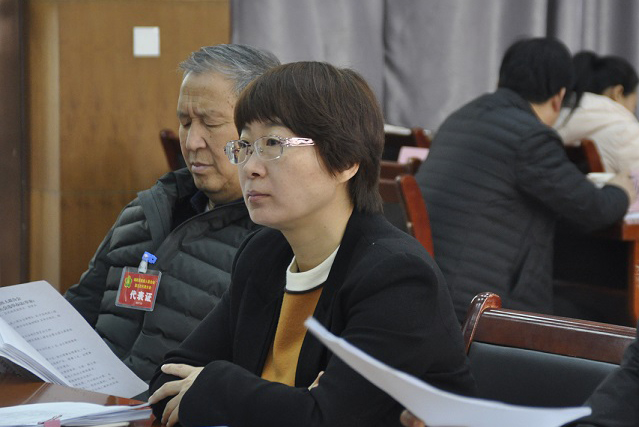 杨陵区副区长周梅青参与分组讨论