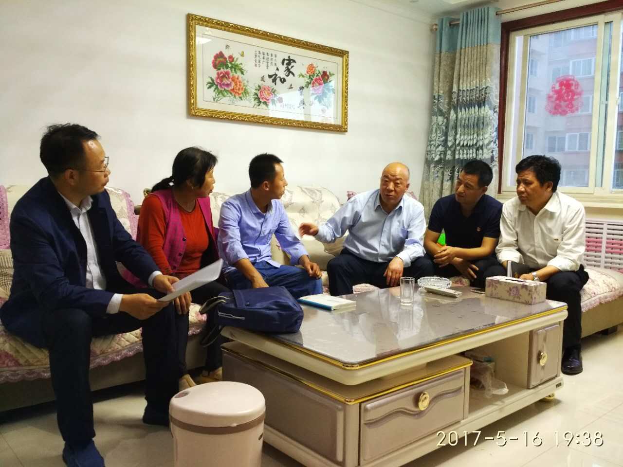 蒋展宏调研李台永安社区精准扶贫工作