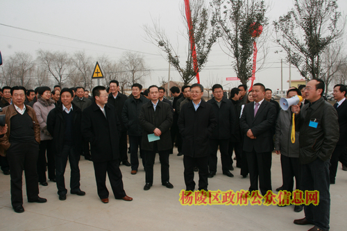 祝列克副省长率队参观杨凌现代农业示范园及五泉重点镇建设