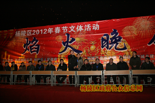 我区举办元宵节焰火晚会