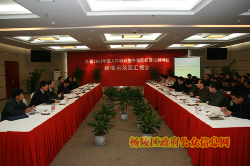省人口计生工作目标责任制考核组来杨凌检查考核