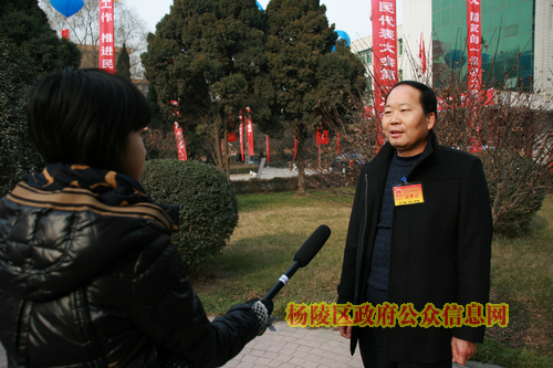 区人大代表接受媒体采访 共话杨陵发展大计