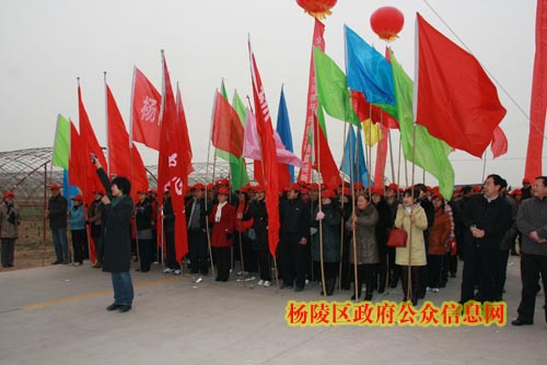 杨陵区开展2011年迎新春健步走活动