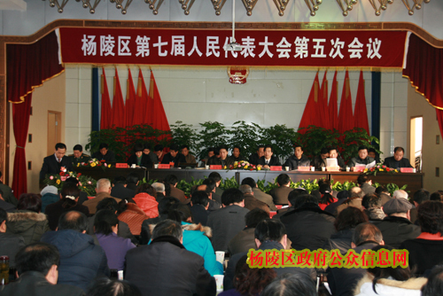 杨陵区七届人大五次会议隆重开幕