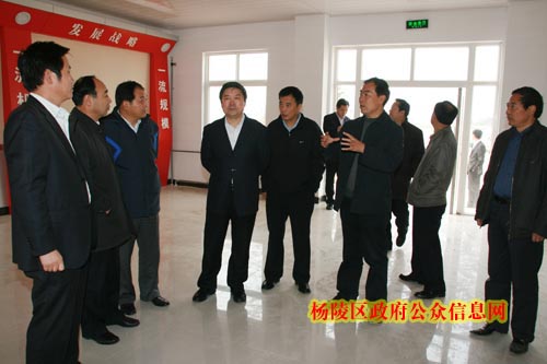 姚引良检查十七届杨凌农高会筹备工作