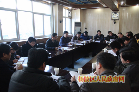 中共杨陵区八届三次全委会进行分组讨论
