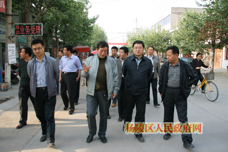 张启东带队检查我区城乡环境卫生