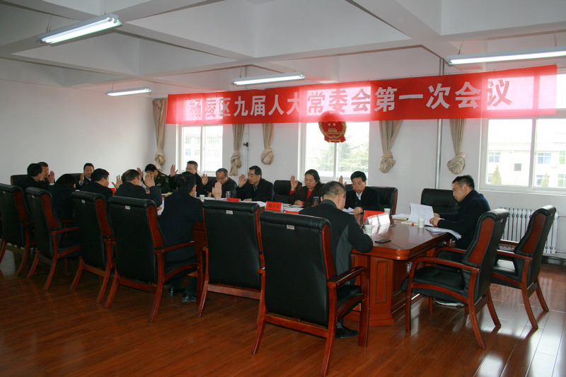 区第九届人大常委会第一次会议召开