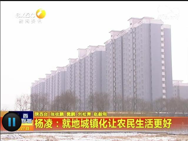 [陕西广播电视台]杨凌：就地城镇化让农民生活更好 