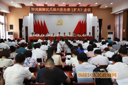 中共杨陵区委八届六次全会隆重召开