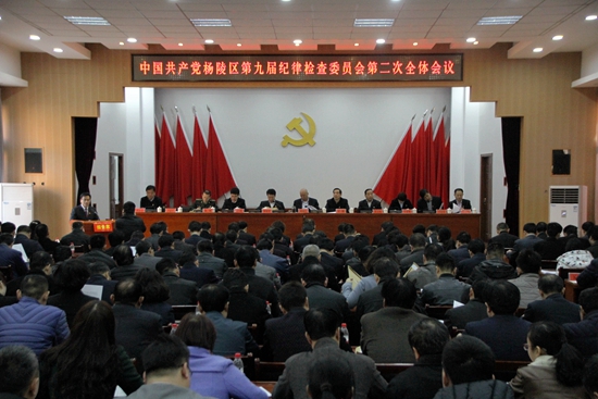 中共杨陵区第九届纪律检查委员会召开第二次全体会议
