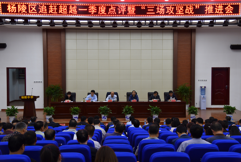 杨陵区召开追赶超越一季度点评暨“三场攻坚战”推进会