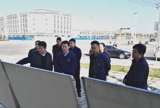 单舒平调研揉谷镇重点项目建设情况