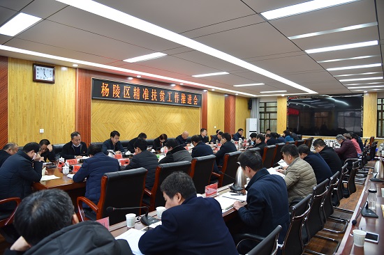 杨陵区精准扶贫工作总队召开第二十九次工作推进会