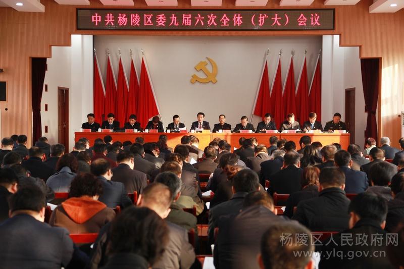 中共杨陵区委九届六次全体（扩大）会议胜利召开