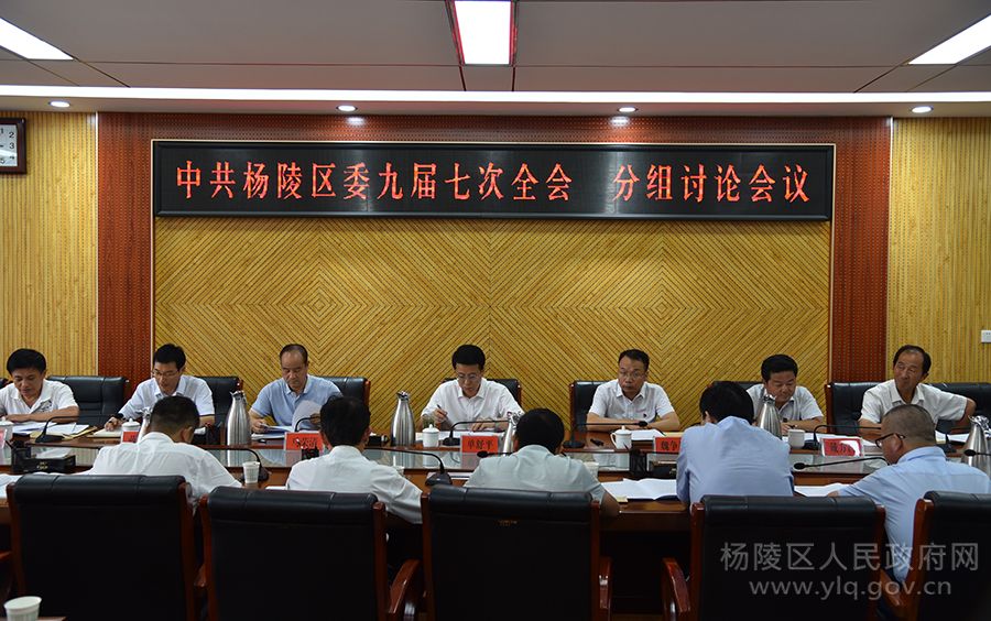 中共杨陵区委九届七次全会分组讨论气氛热烈