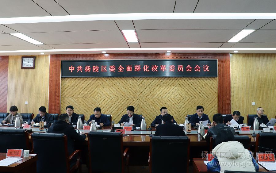 单舒平主持召开区委全面深化改革委员会会议