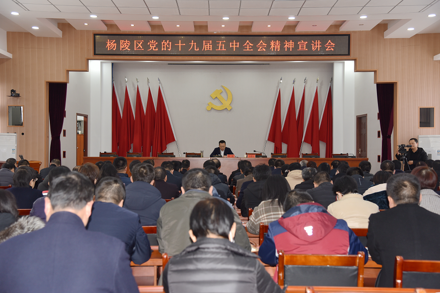 杨陵区召开党的十九届五中全会精神宣讲会