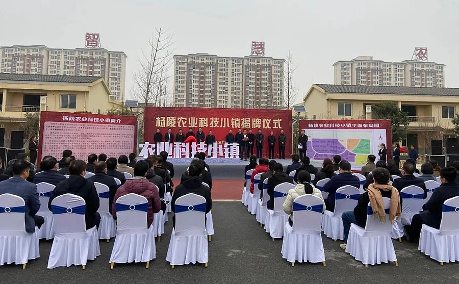 杨陵区农业科技小镇暨杨陵产业研究院揭牌成立