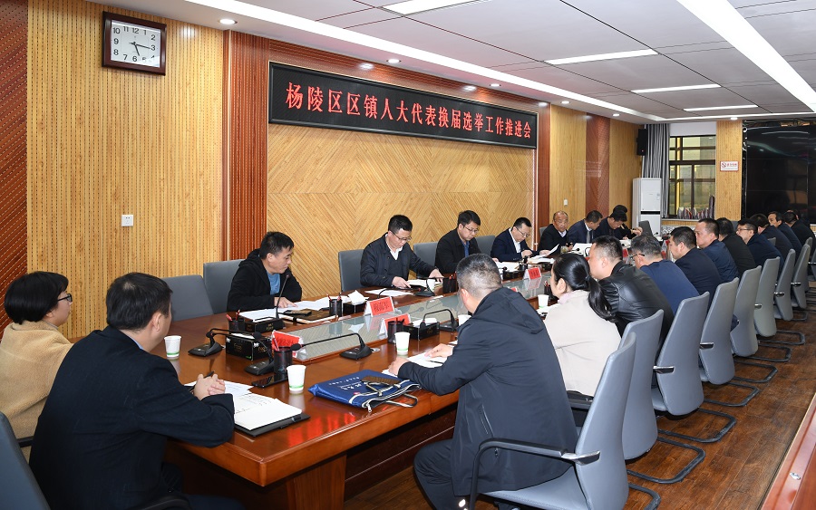 杨陵区召开区镇人大代表换届选举工作推进会
