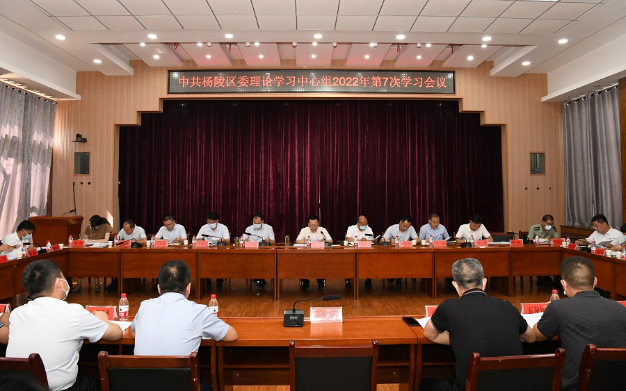 杨陵区委召开理论学习中心组第7次集中学习会议