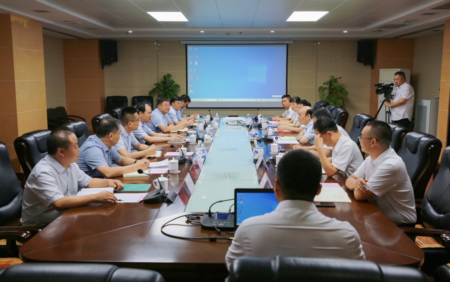 李朝喜带队拜会陕西化建工程有限责任公司