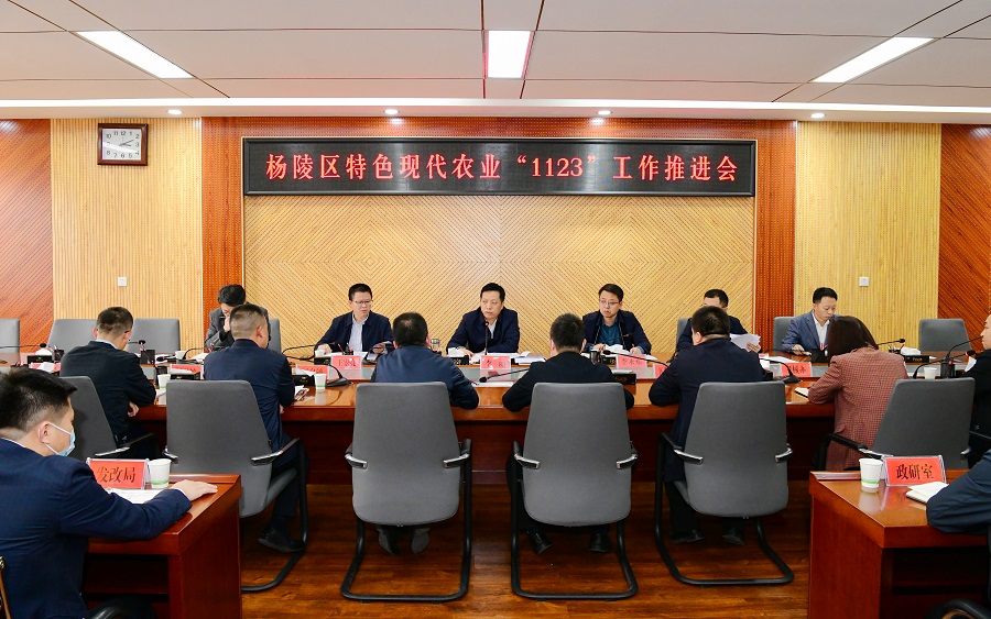杨陵区召开特色现代农业“1123”工作推进会