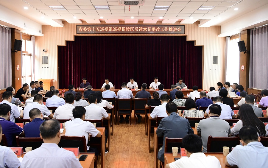 ​杨陵区召开省委第十五巡视组巡视反馈意见整改工作推进会