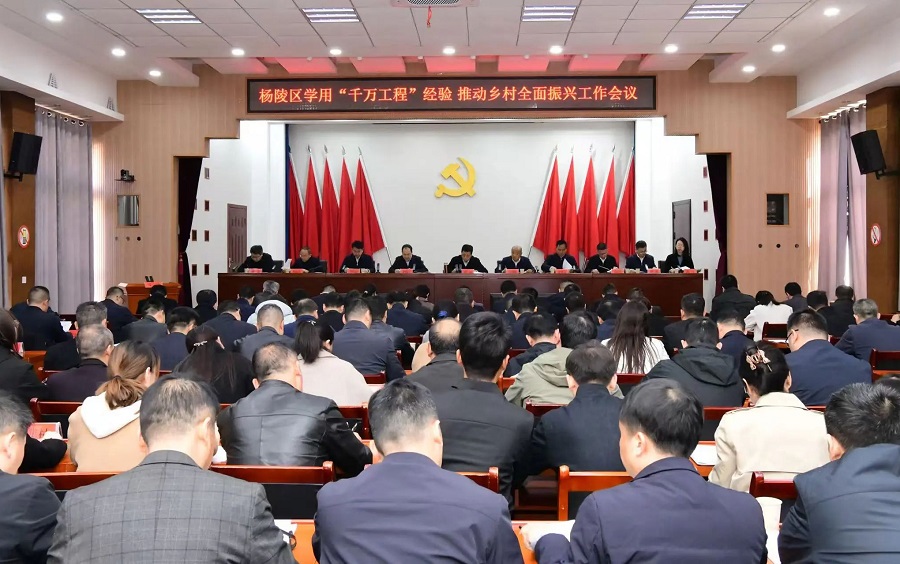 杨陵区召开学用“千万工程”经验推动乡村全面振兴工作会议