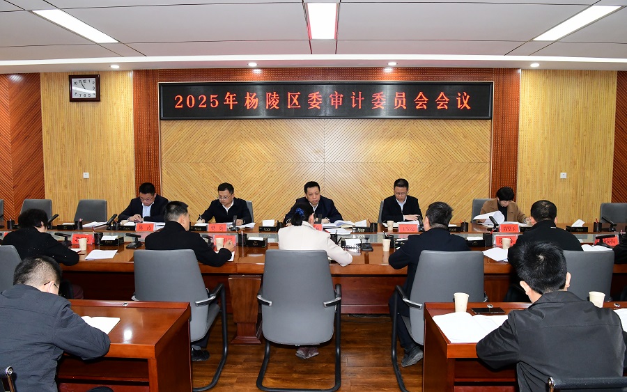 李函主持召开2025年杨陵区委审计委员会会议
