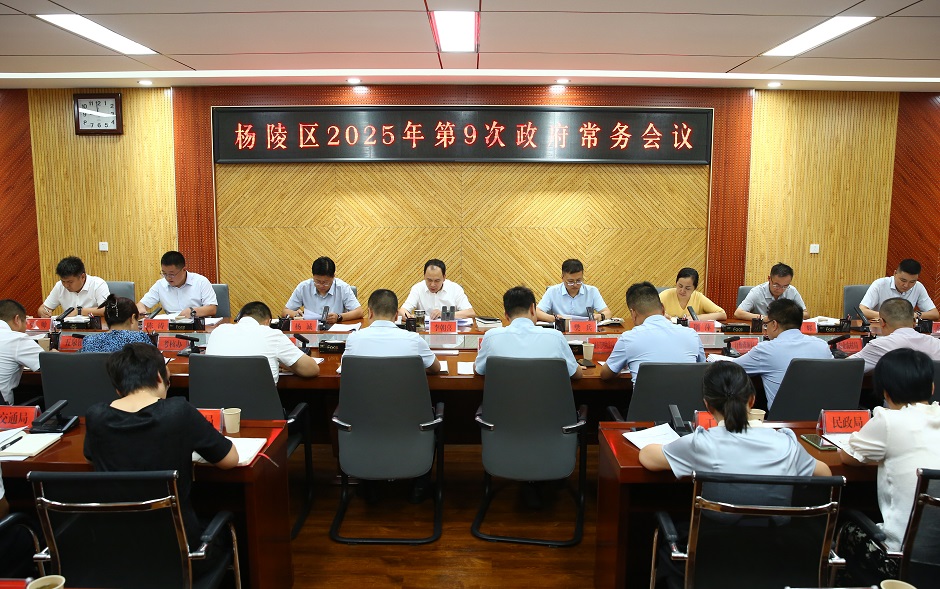 李朝喜主持召开区政府2025年第9次常务会议