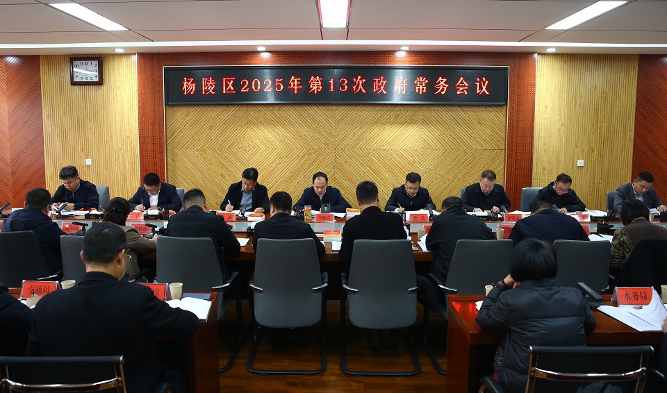 李朝喜主持召开区政府2025年第13次常务会议