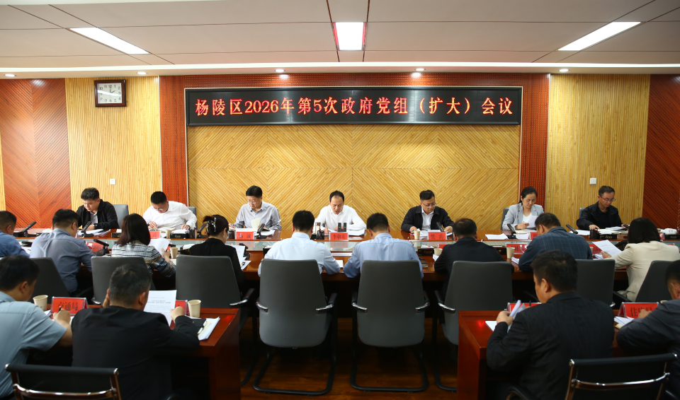 李朝喜主持召开区政府2026年第5次党组（扩大）会议